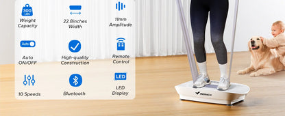 Fitness plate-forme vibrante brûle graisse